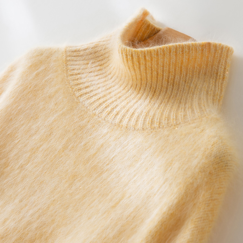 100% Pure Cashmere Turtleneck Sweater Autumn/Winter Soft, Plush, Skin-Friendly Knitwear