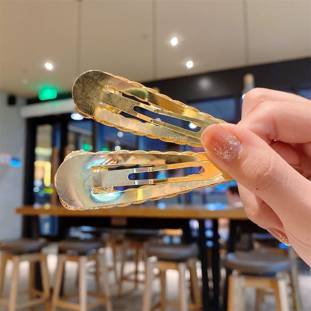 hair clipper korean style camellia clip back of head Internet celebrity hairpin chain pearl bangs elegant bb hair accessory hair clipper