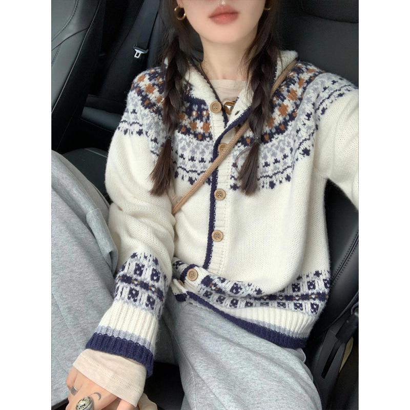 Women's Sweaters Letters Embroidery Pullover Sweater 2024 Spring Autumn Women Round Neck Long Sleeve Knitwear Jumper Female Casual Design