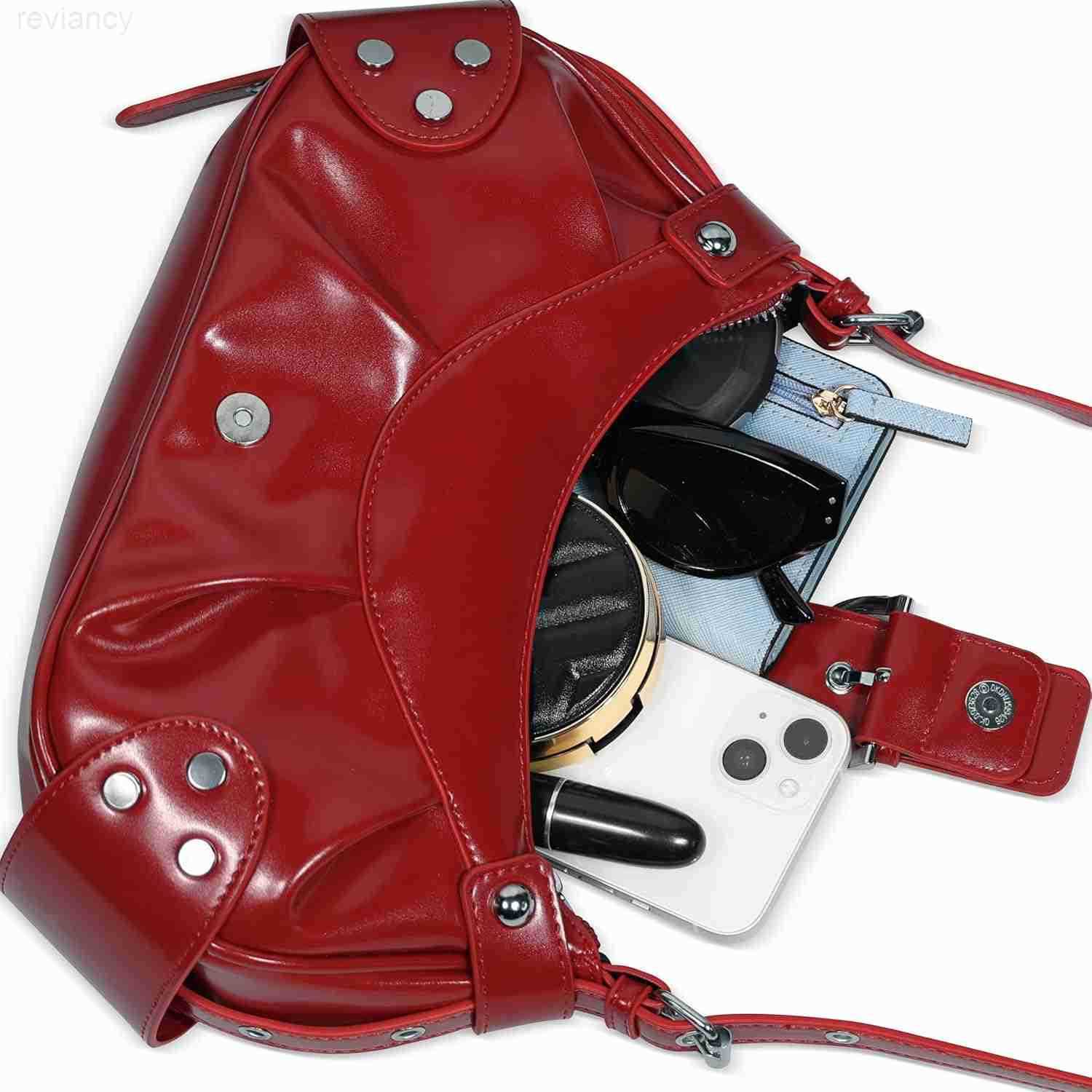 Shoulder Bag for Women PU Leather Purse Adjustable Strap Hobo Crossbody Handbag with Zipper ClosureW250908