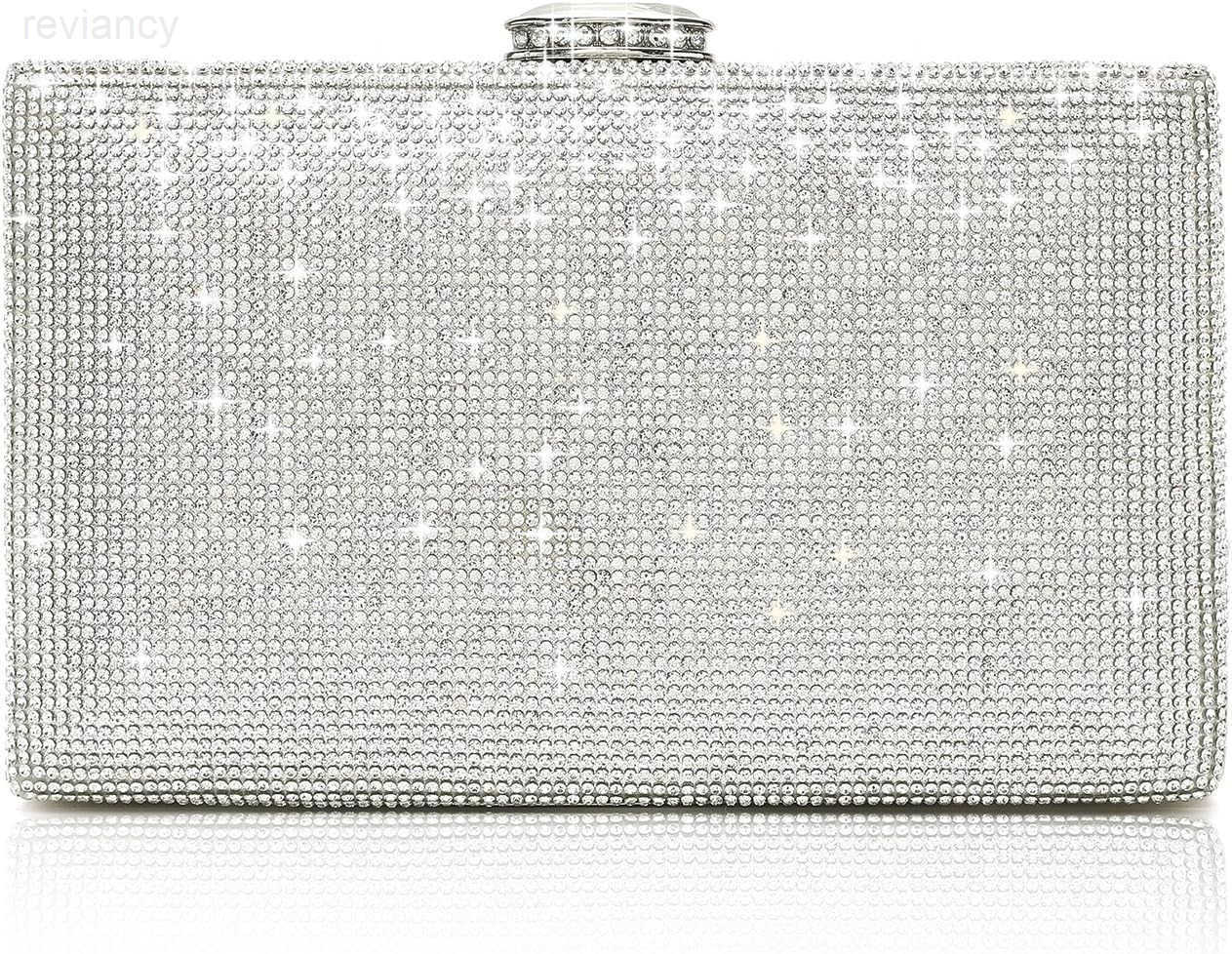 Womens Sparkling Clutch Purse Elegant Glitter Evening Bags Bling Evening Handbag for Dance Wedding Party Prom BrideW250908