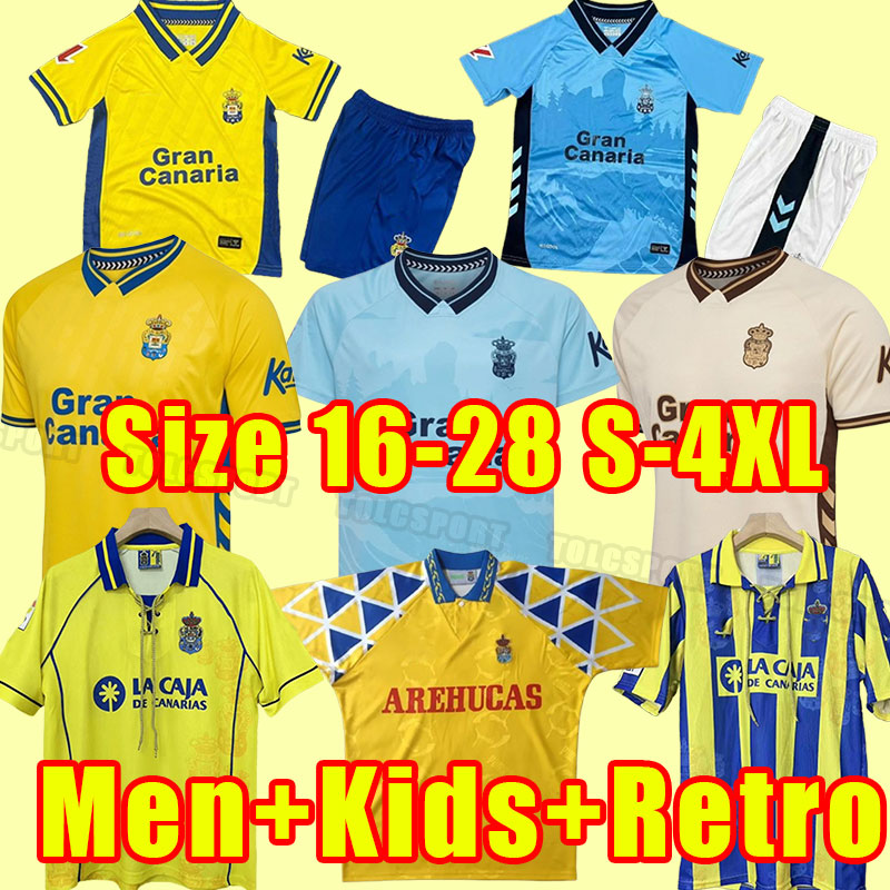 4XL 3XL Las Palmas UD Soccer Jerseys 2025 2026 JONATHAN VIERA 25/26 ROBER A. Lemos RODRYGO ONTIVEROS MALAGUISTA football shirts men kids Palmas Retro 1995 96 1997 98