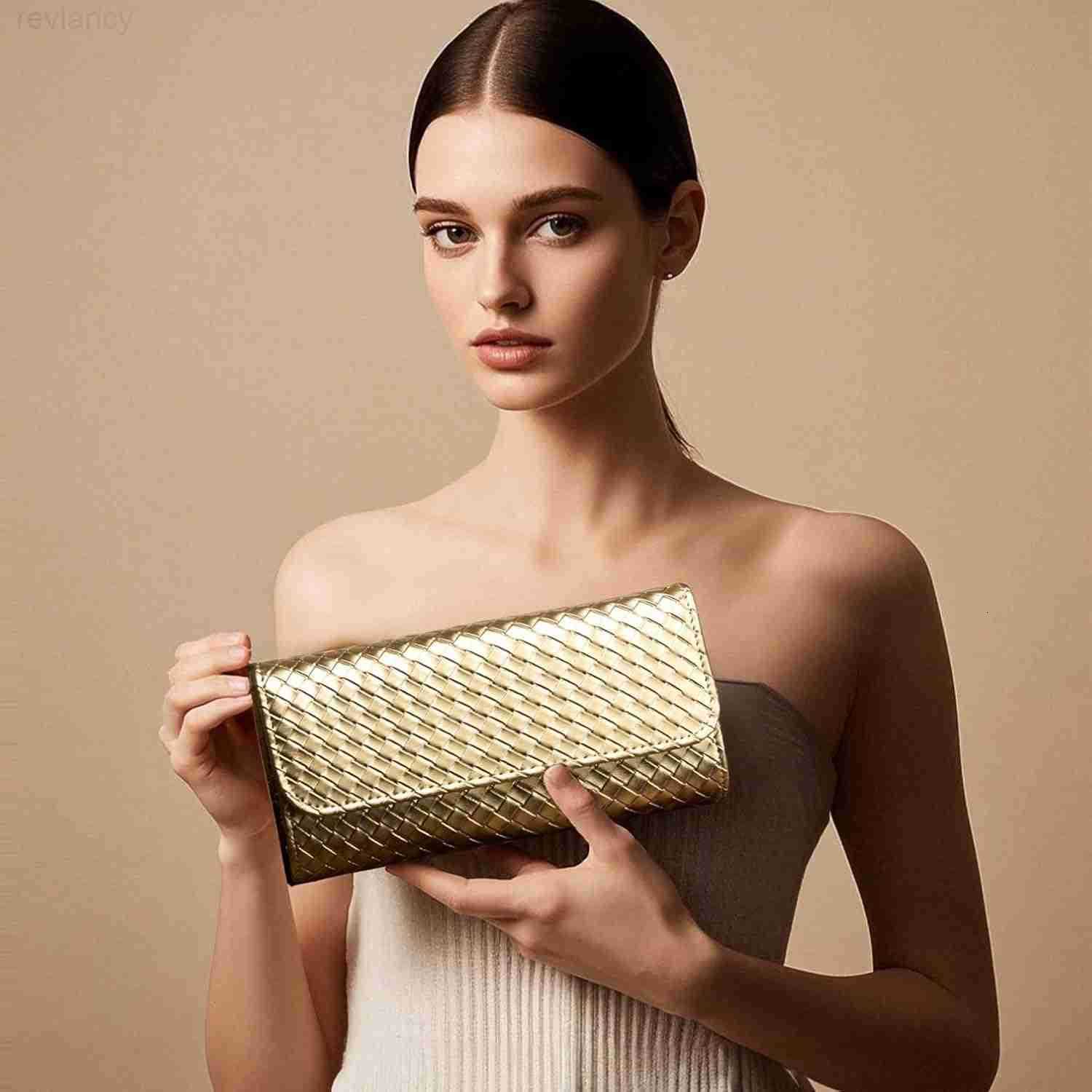 Evening Bag Clutch Purses for Women Fashion PU Leather Crossbody Purse for Wedding Party and PromW250908