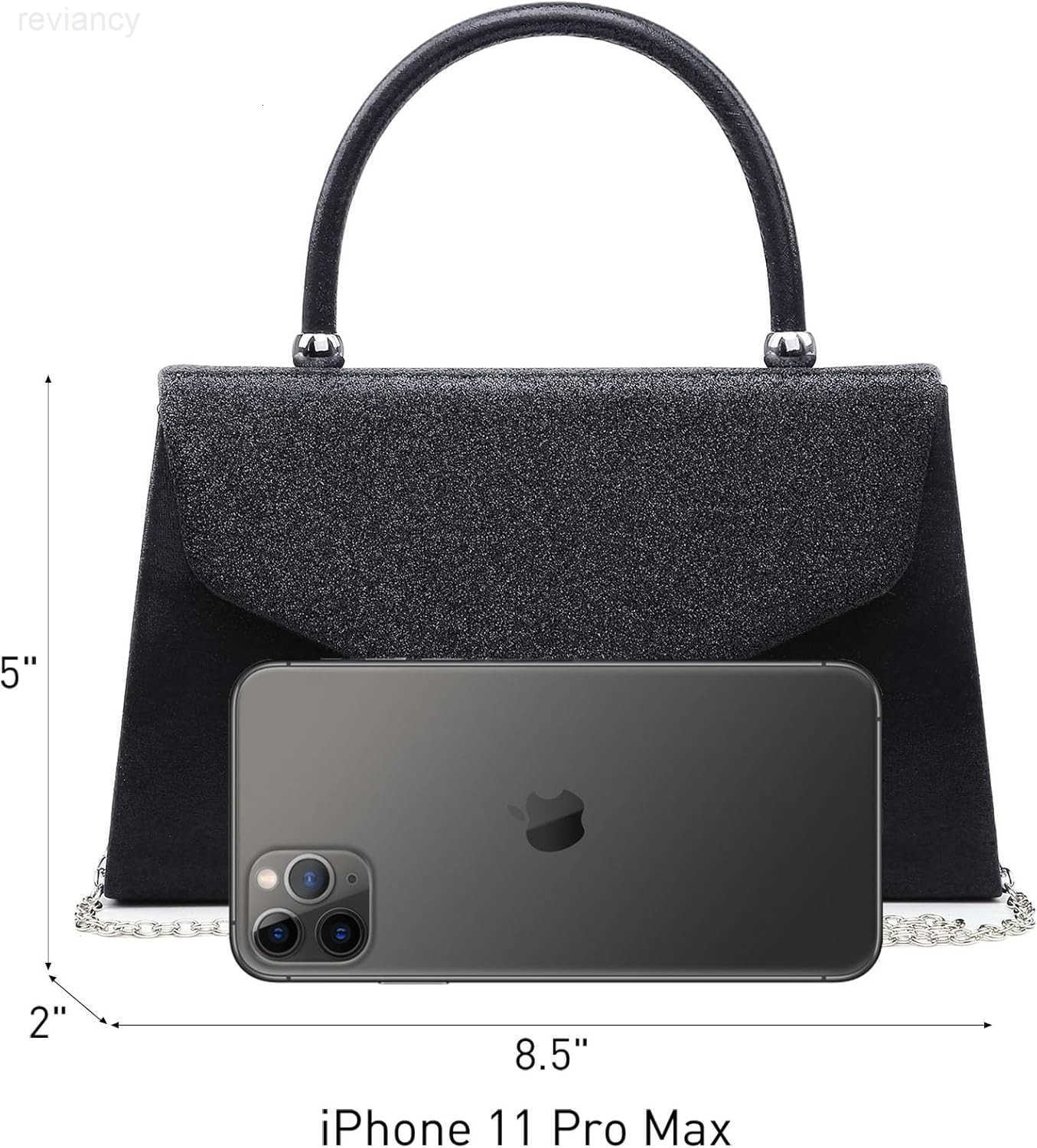 Womens Evening Bag Party Clutches Wedding Purses Cocktail Prom Handbags with Frosted GlitteringW250907