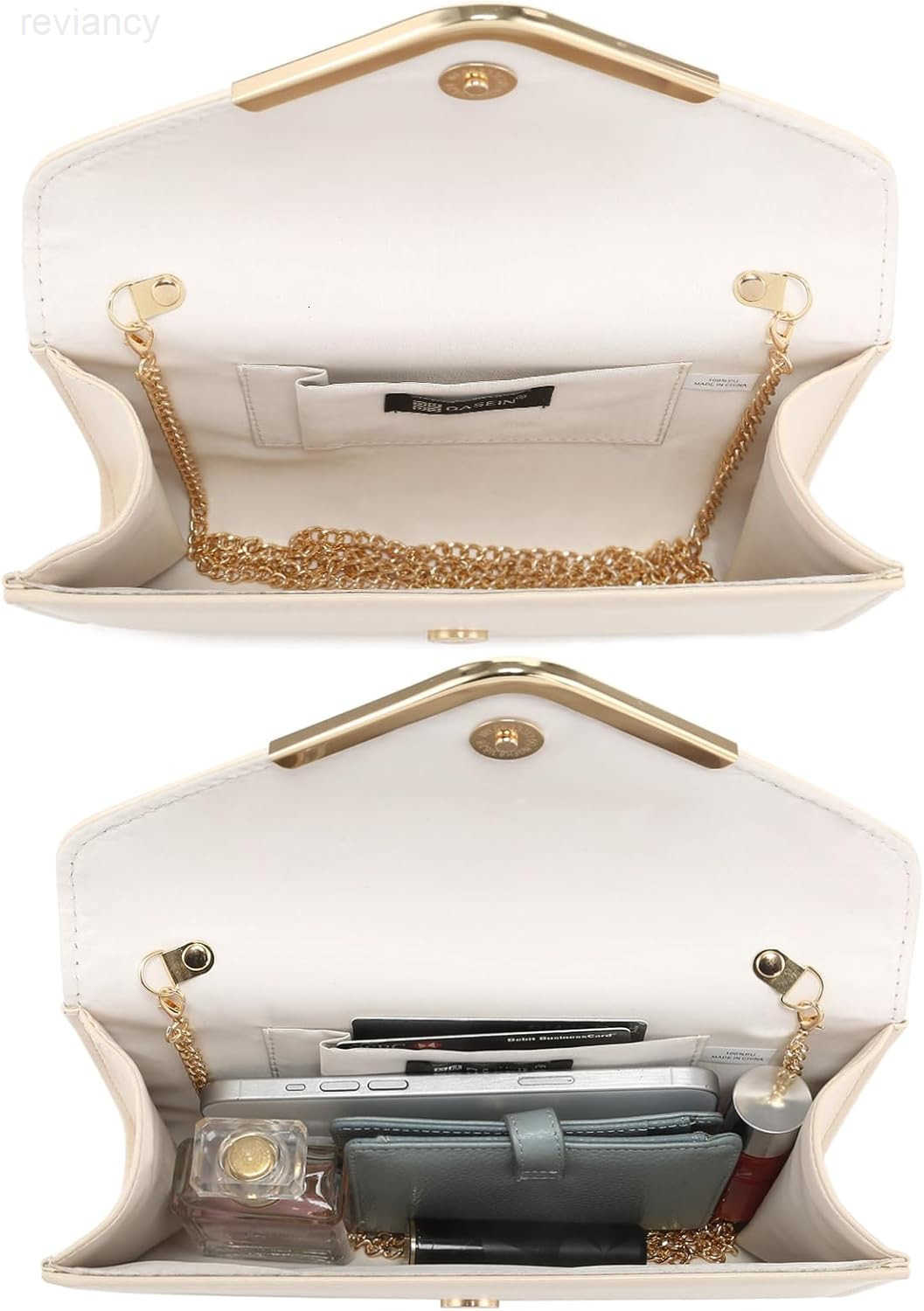 Women Evening Bags Formal Clutch Purses for Wedding Party Prom Handbags with Shoulder Strap and Glitter FlapW250908