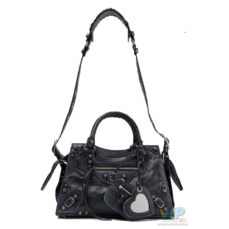 9A Premium Neo cagole Le Motorcycle Pouch Heart Mirror Shoulder Bag Hobo Handbags Women lady luxury Designer Purse Genuine leather Pochette vintage