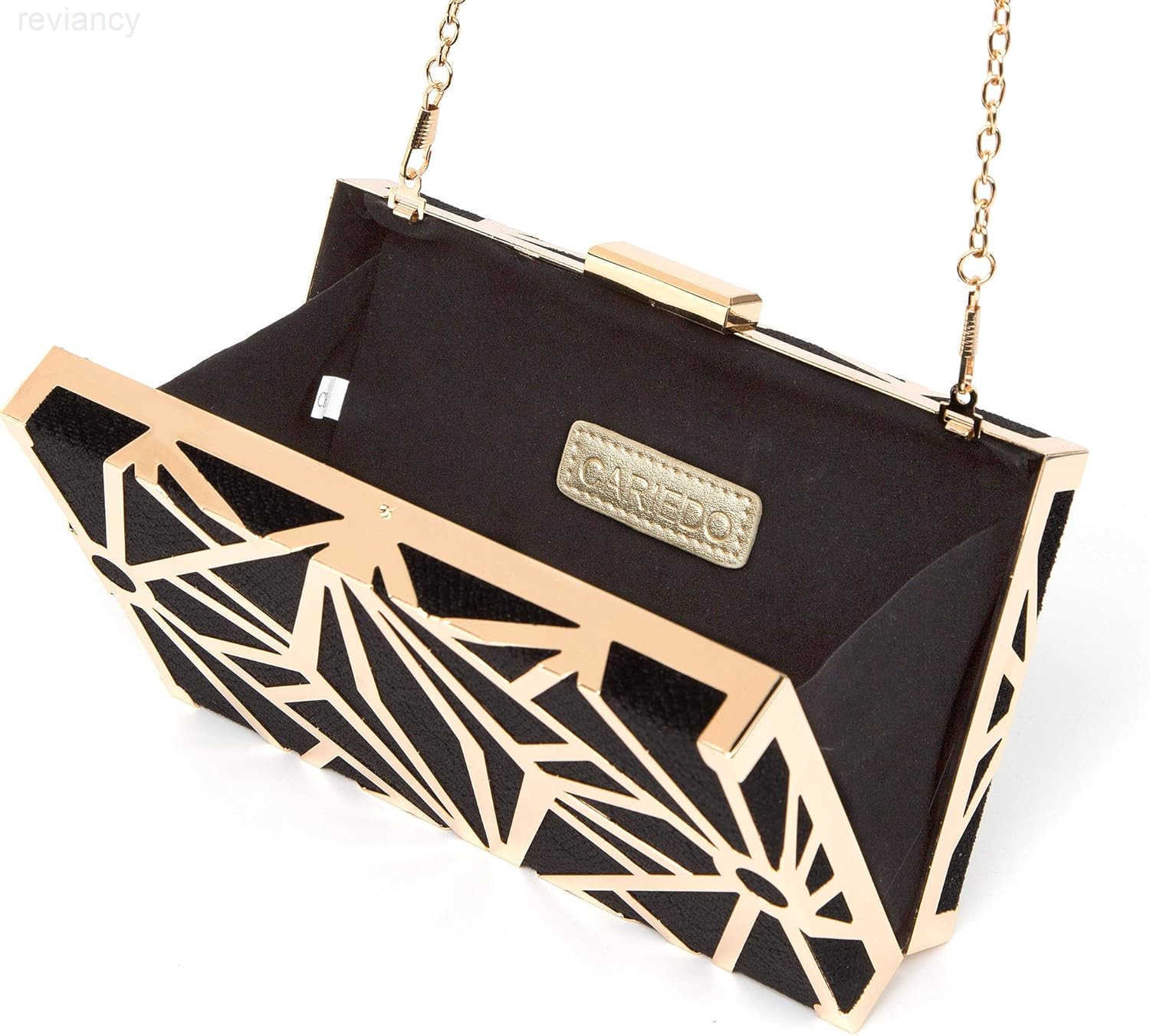 Women Evening Bag Elegant Clutch Purse Exquisite Velvet Metal Hollow out Handbags Prom Wedding PartyW250908