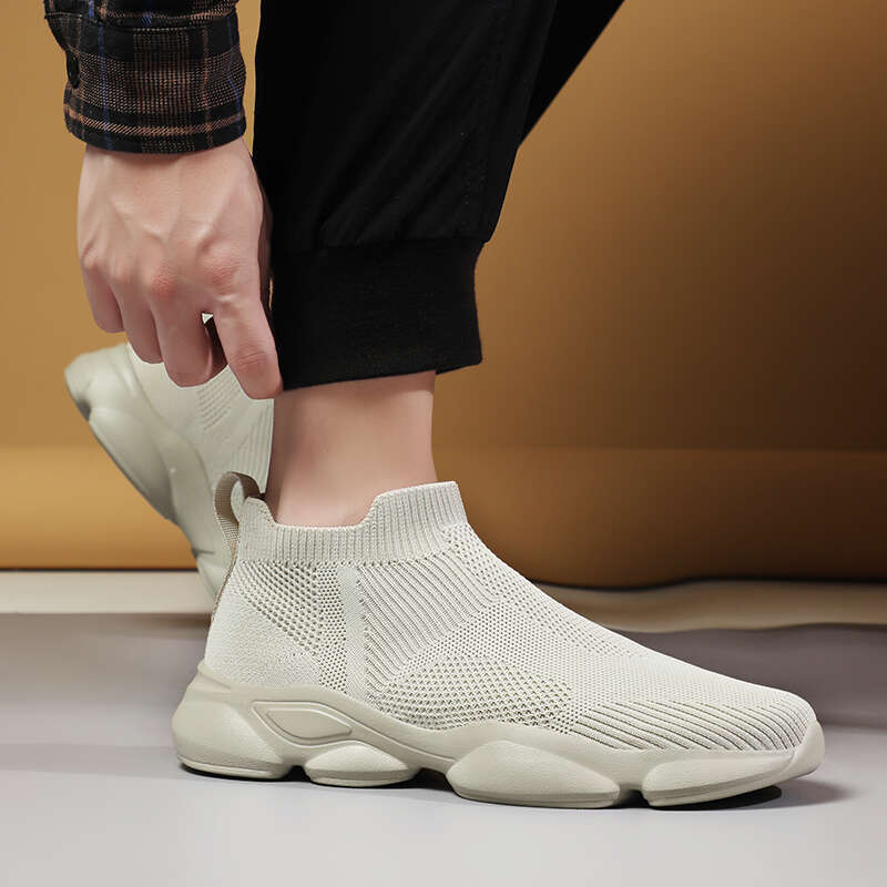 All Season Sock Shoes Outdoor Jogging Men's Sneakers Fashion soft comfortable breathable non slip wear resistant Male casual shoes
