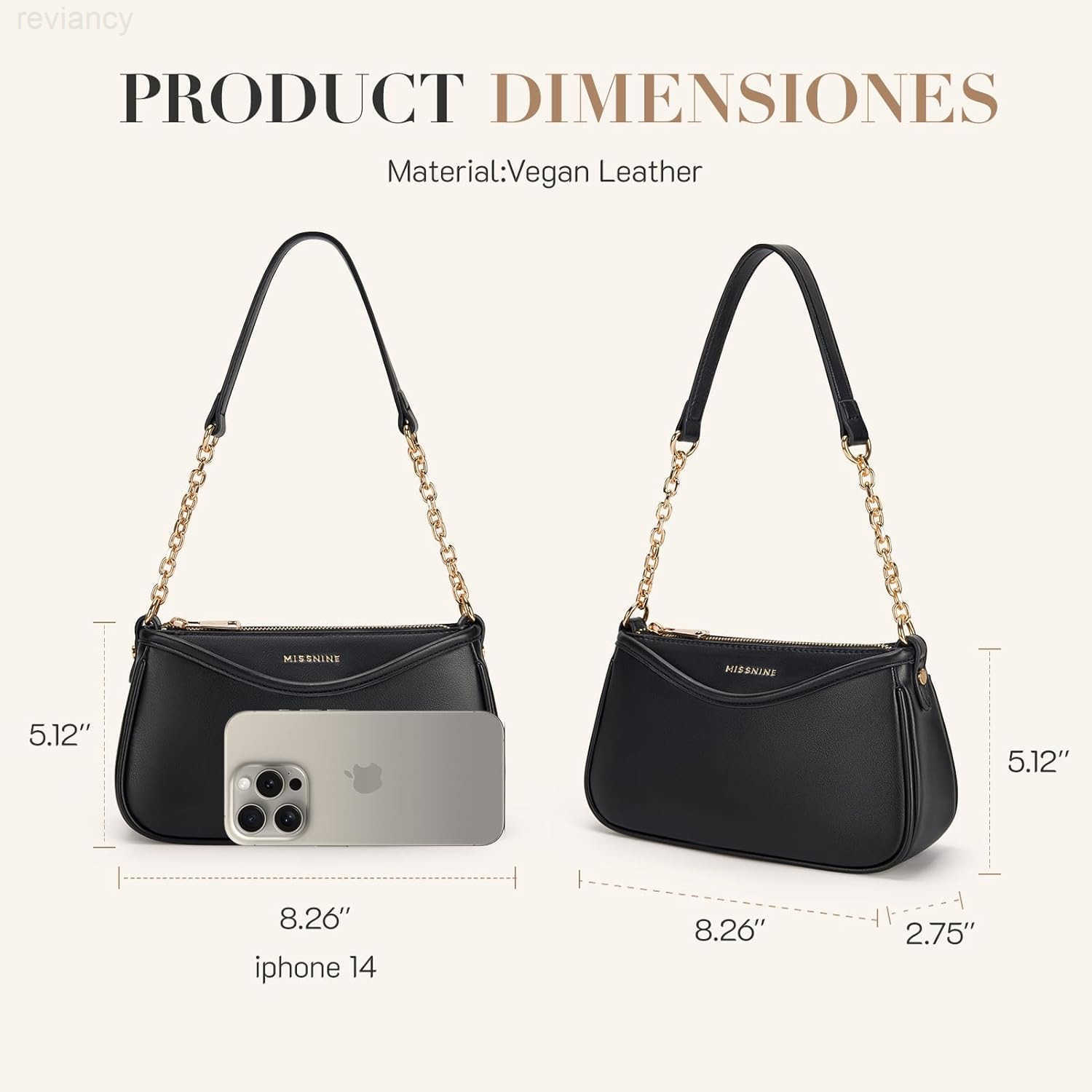 Shoulder Bag for Women Small Purse Trendy Clutch Hobo Bag Vegan Leather Mini Handbag with Zipper ClosureW250908