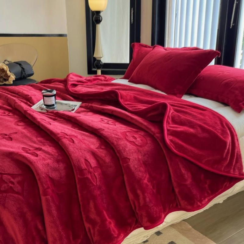 Designer blanket sofa blanket bedding Christmas wool blend soft home textile products alphabet blanket quilt wool blanket winter