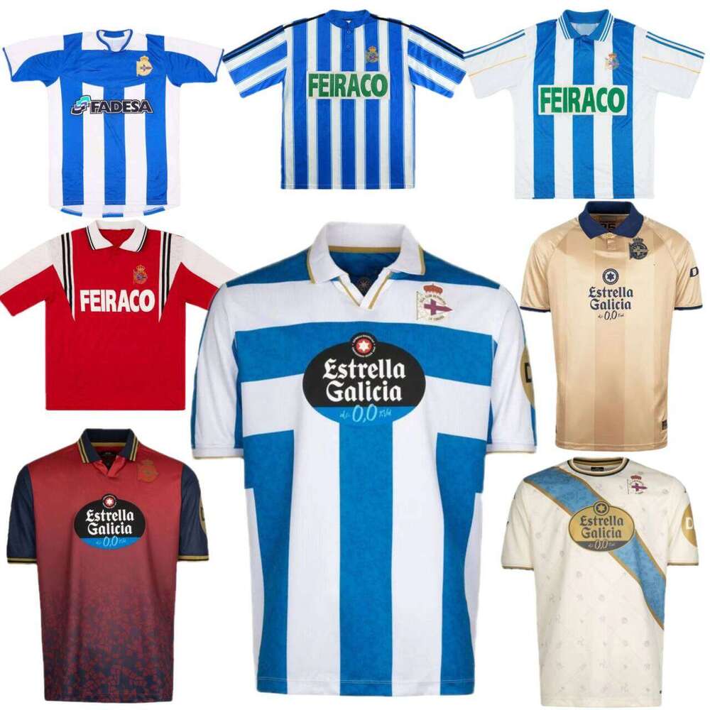 Deportivo La football jersey 25TH M.KONE SABIN Coruna Blue Home Away Third 2024 2025 Camisetas de futbol JUERGEN QUILES DONCEL Men kids sock soccer shirts