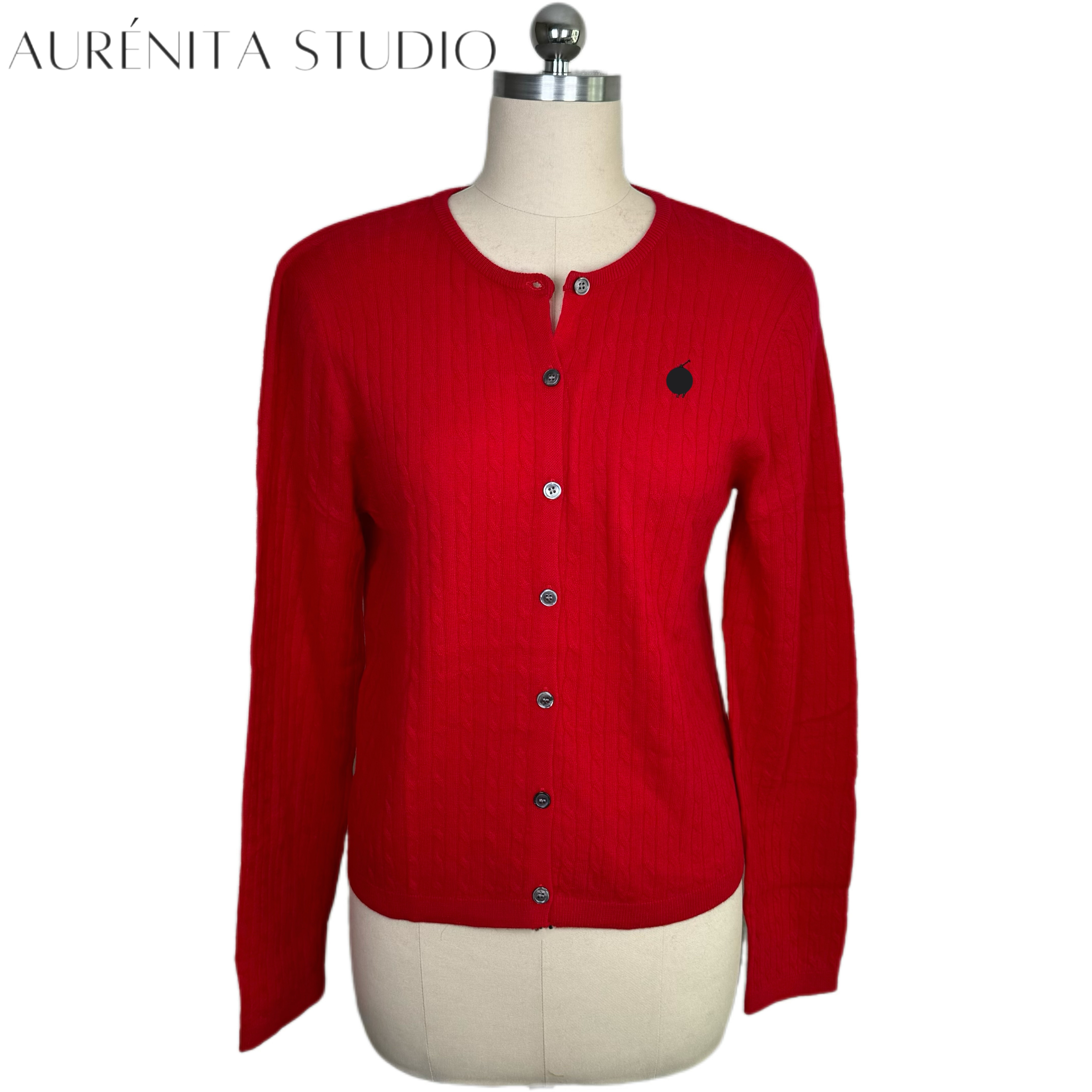 Cardigans Designer Polo Sweater Knitted Autumn Women Cardigans Women Fall New Collections Luxury Girl Style Long Sleeve Button Up Sweater Embroidery L