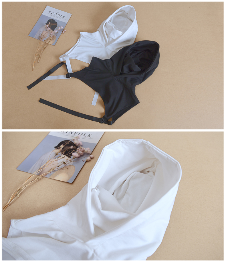 Stage Wear Cotton Fake Hat Hoodie Unisex Hooded Fake Hoodie Versatile Fake Collar - Autumn & Winter