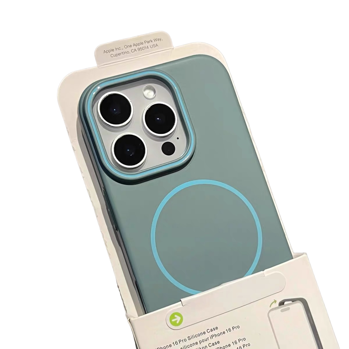 2025 NEW Fashion Factory wholesale cement titanium grey Magsafe fine ring magnetic suction suitable for iPhone 17 16 15 14 13 12 11 phone case 15promax matte hard case