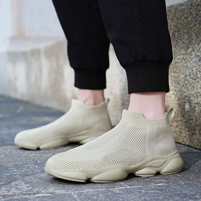 All Season Sock Shoes Outdoor Jogging Men's Sneakers Fashion soft comfortable breathable non slip wear resistant Male casual shoes