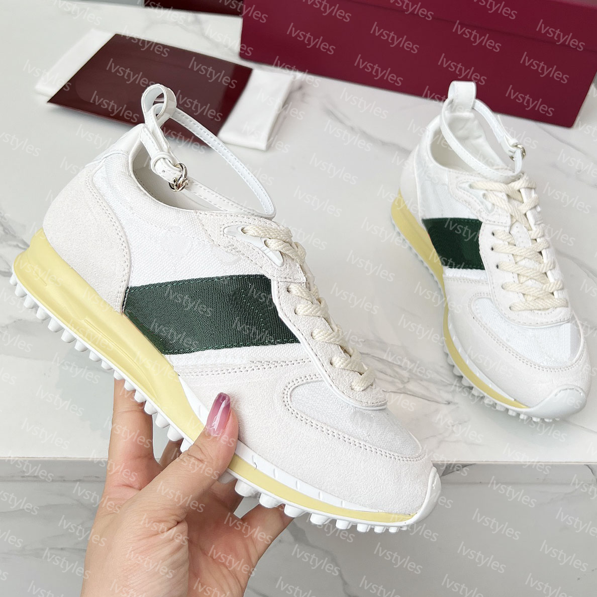 10A Re-Motion Sneaker Horsebit Sneaker Designer Mesh Classic Sneakers Top Quality Women Casual Shoes