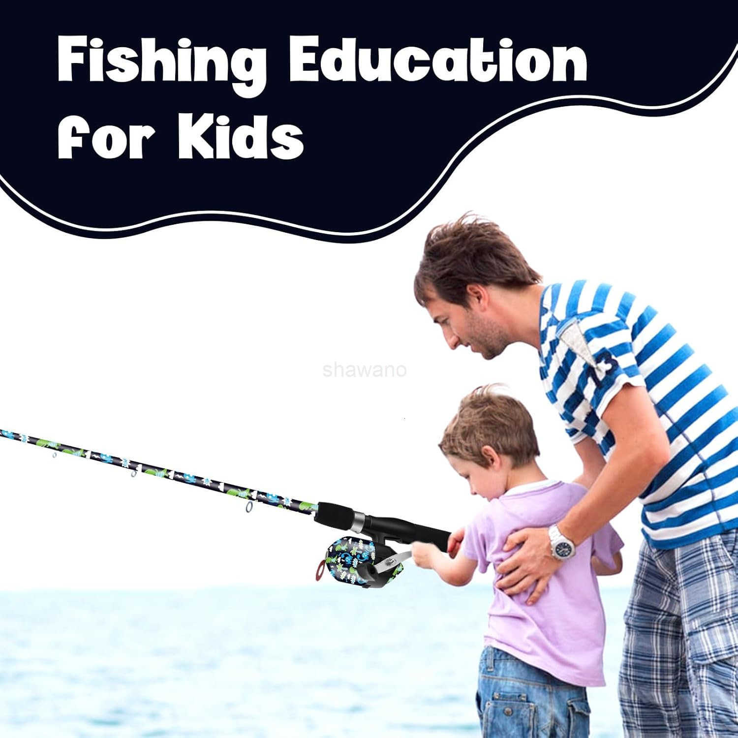 Fishing Pole Kids Telescopic Fishing Rod and Reel Combo for Children Boys GirlsW250908
