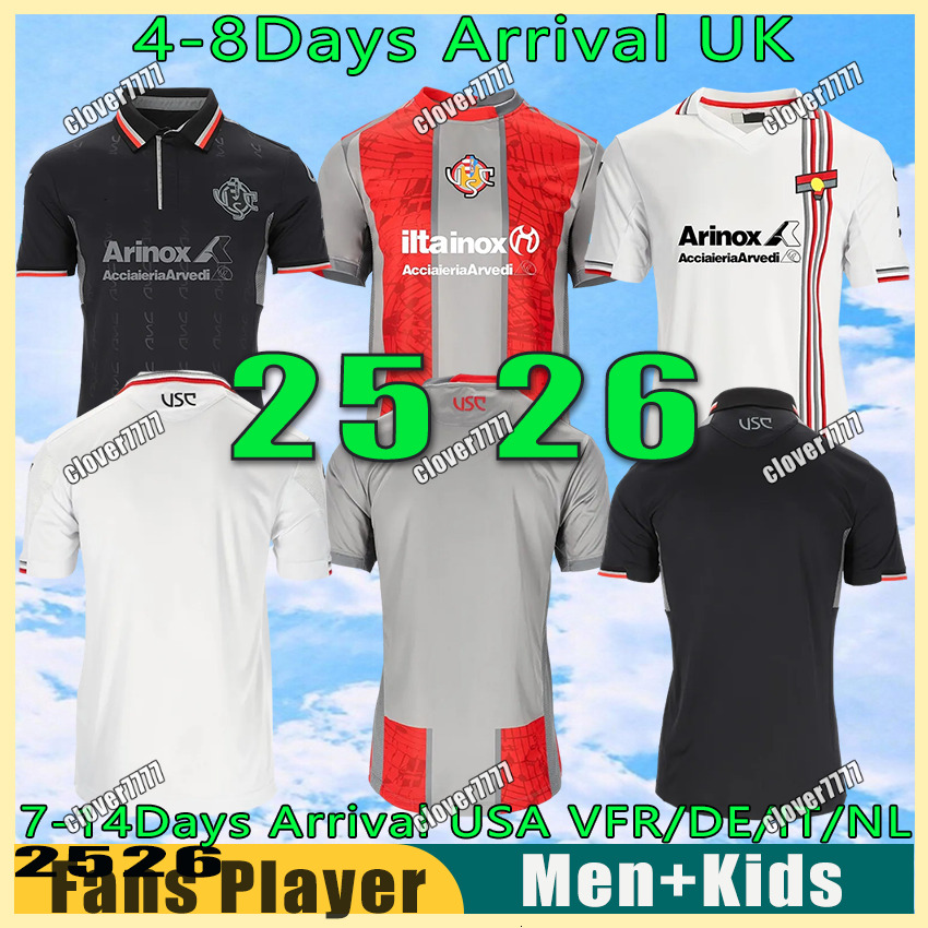 Cremonese 25 26 Soccer Jerseys VARDY 2025 2026 home away Third maglia cremonese Football Shirt Kit BONDO BASCHIROTTO TERRACCIANO PAYERO cremonese football jerseys