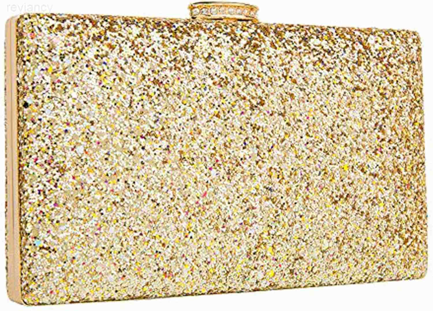 Womens Sparkling Clutch Purse Elegant Glitter Evening Bags Bling Evening Handbag for Dance Wedding Party Prom BrideW250908
