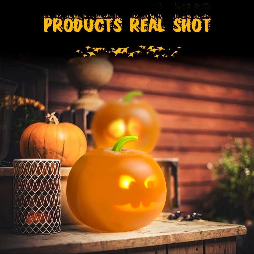 2021 New Creative Halloween Pumpkin Projection Lamp Animated Talking LED Light for Home Party DecorXJ250908