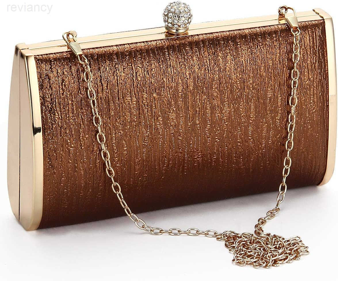 Women Evening Clutch Bags Metal Frame Evening Bag Night Purse Handbag Wedding Prom Party Cocktail Bridal ClutchesW250908