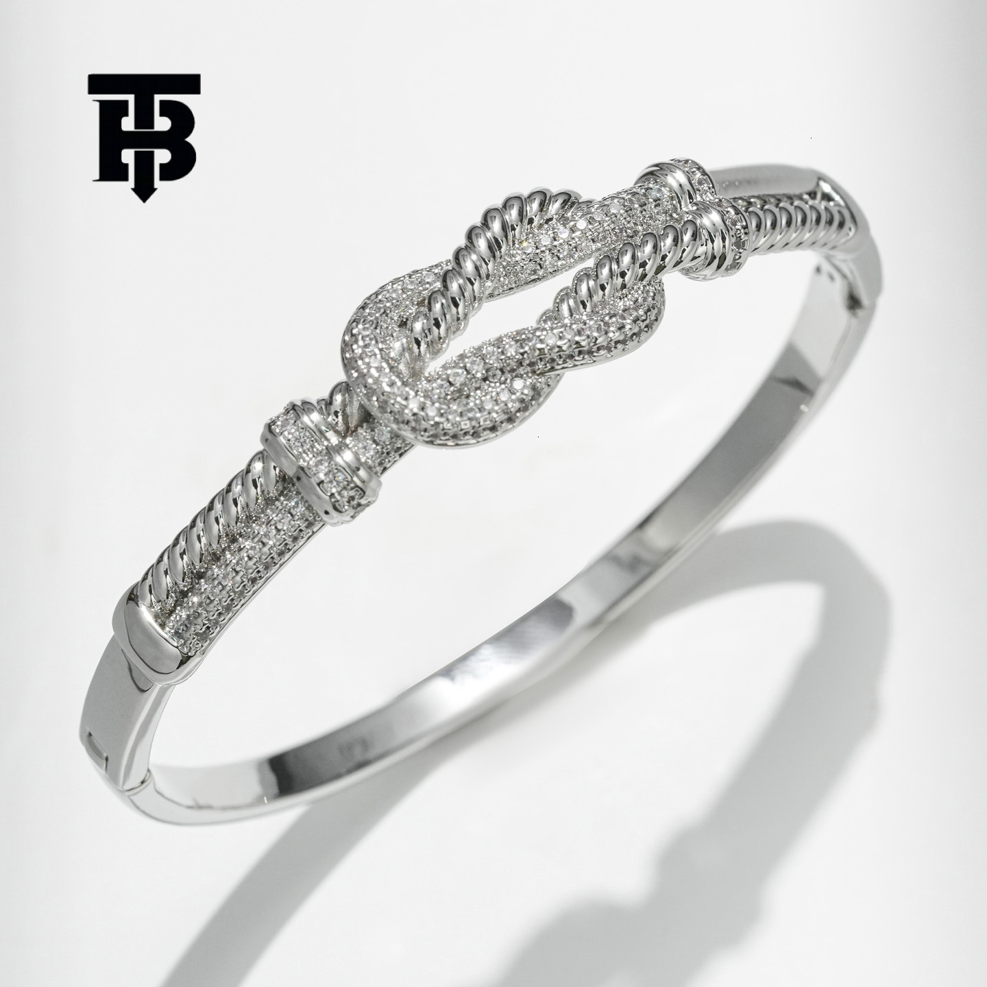 TB BHULAMTE Women's Luxury Accessories High-quality Copper Zircon Bracelets Europe Classic Horseshoe Buckle High-end Bracelets Stackable Designer