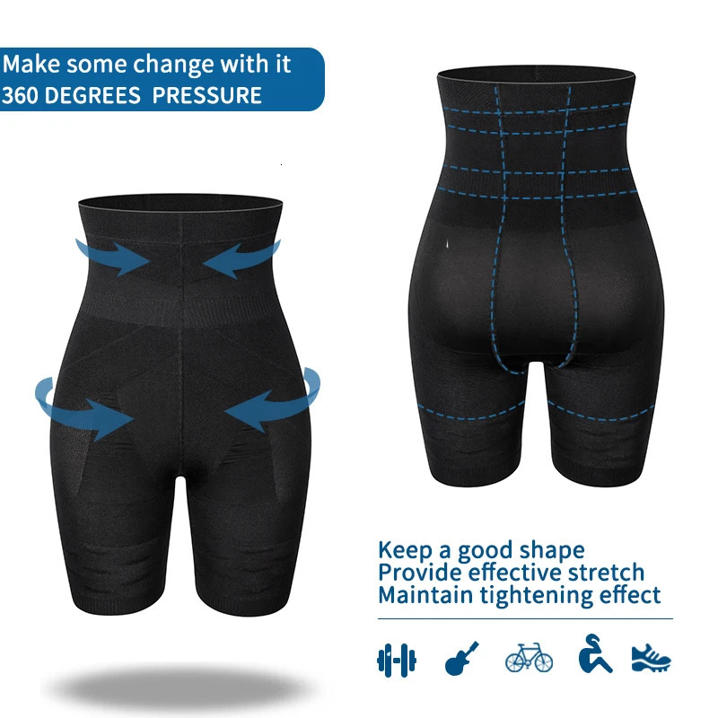 Men Tummy Control Shorts High Waist Slimming Shapewear Abdomen Belly Flat Body Shaper Leg Underwear Compression Briefs Boxer 3XL 250908