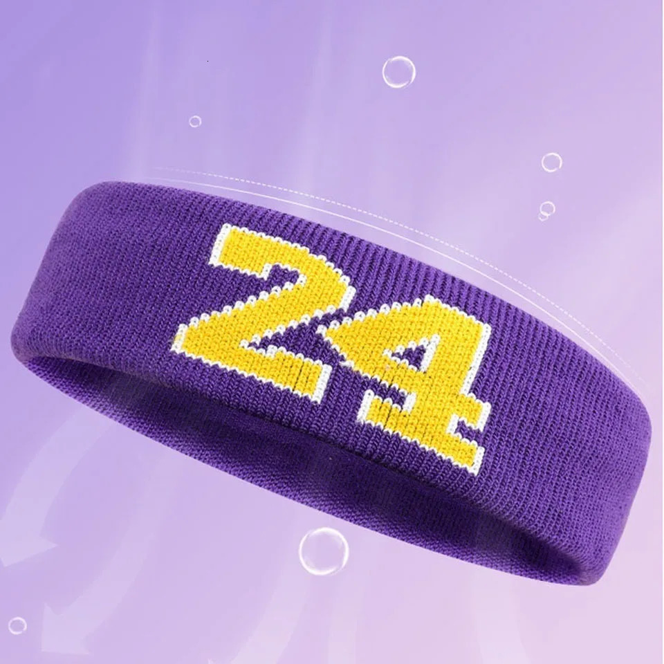 Loogdeel 1PCS Sports Headband High Elastic Antiperspirant Sweatband Basketball Tennis Adults Kids Gym Fitness Sweat Hair Band 250908