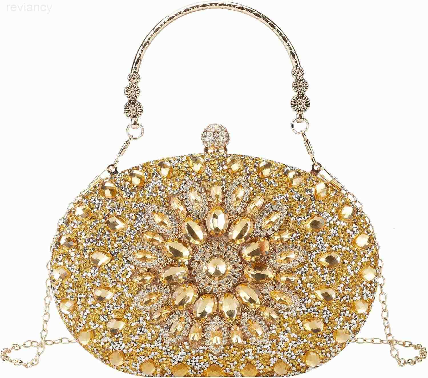 Evening Clutch Purses for Women Evening WeddingsParty Purses Crystal Diamond Glitter Sparkly HandbagW250908