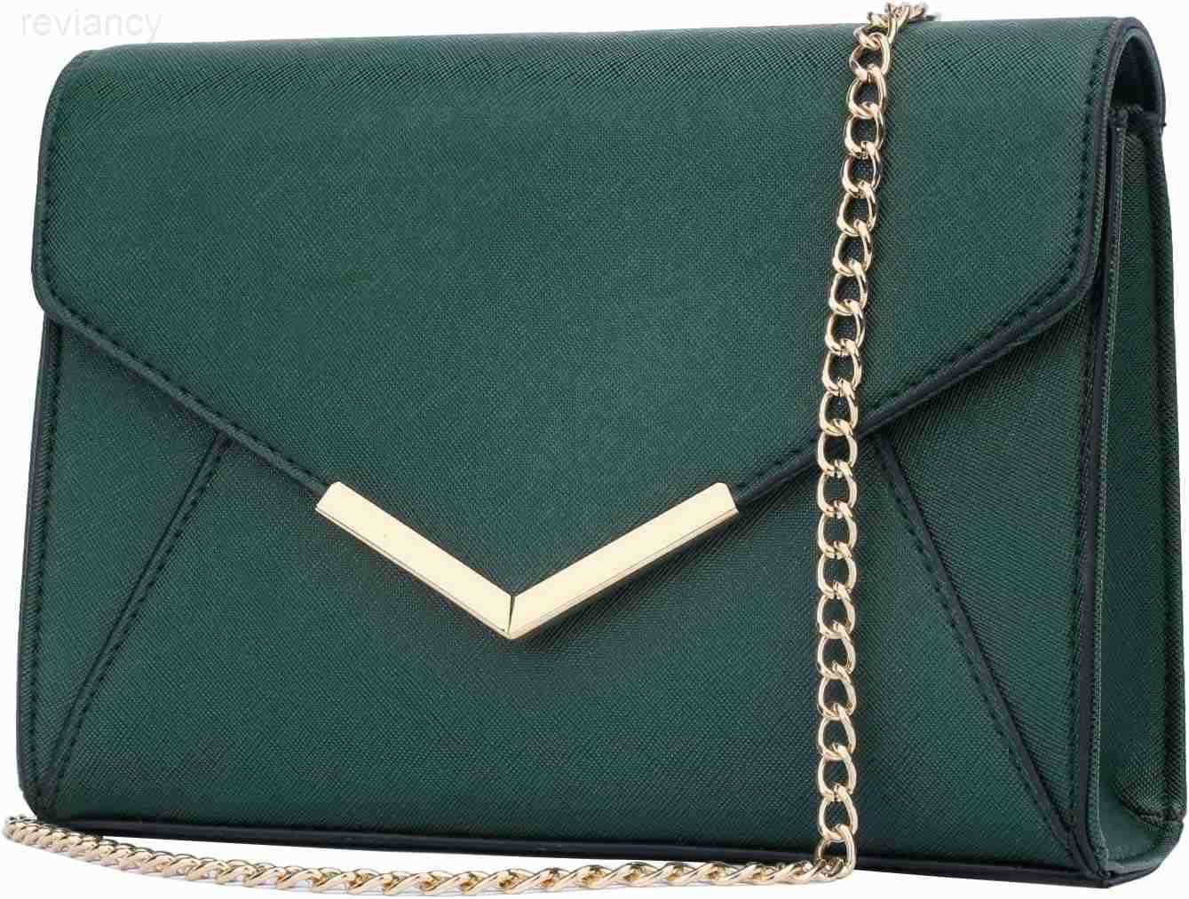 Women Elegant Faux Leather Evening Envelope Clutch Purse Foldover Bags for Party Wedding PromW250908