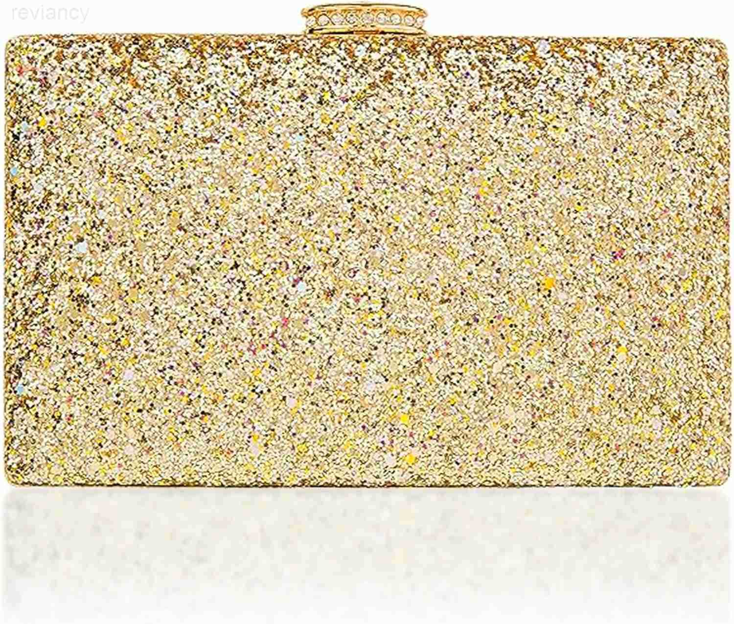 Womens Sparkling Clutch Purse Elegant Glitter Evening Bags Bling Evening Handbag for Dance Wedding Party Prom BrideW250908