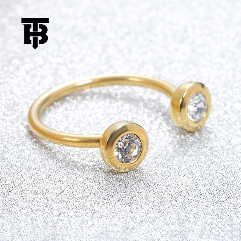 TB BHULAMTE Designer Luxurious New European And American Hot Selling Zircon Ring Versatile Simple Women's Fashion Jewelry Accessories