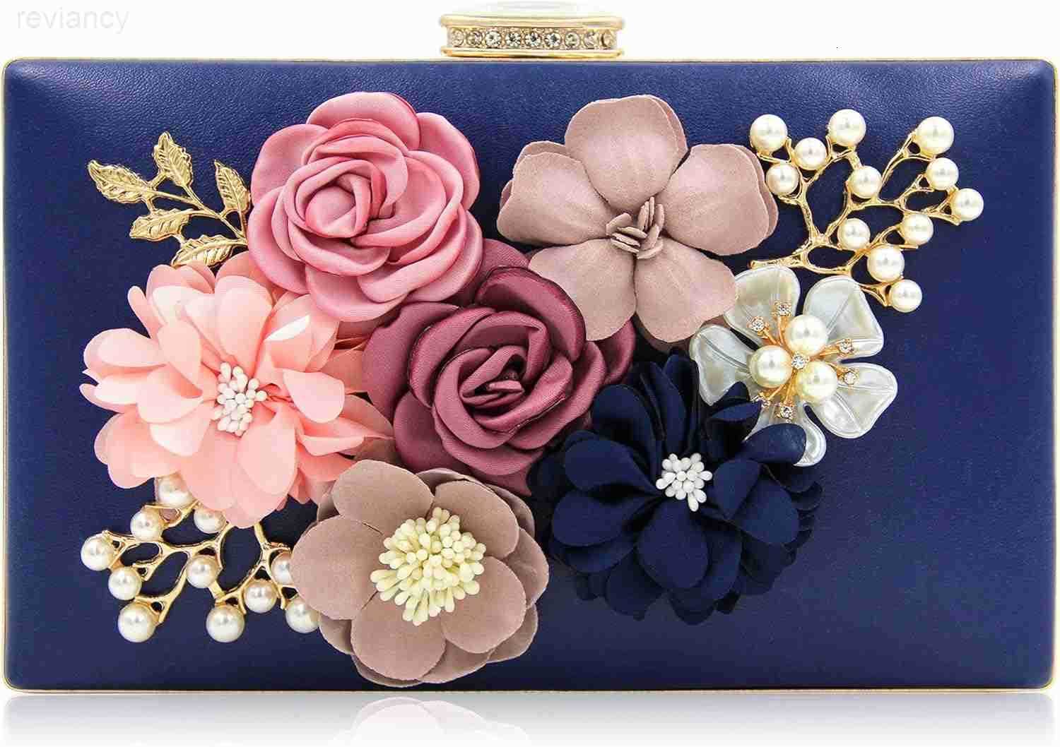 Evening Bag for Women Flower Wedding Evening Clutch Purse Bride Floral Clutch BagW250908