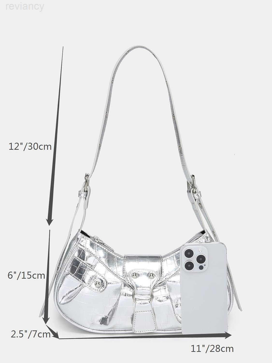 Womens Pleated Hobo Shoulder Bag PU Leather Clutch HandbagW250908