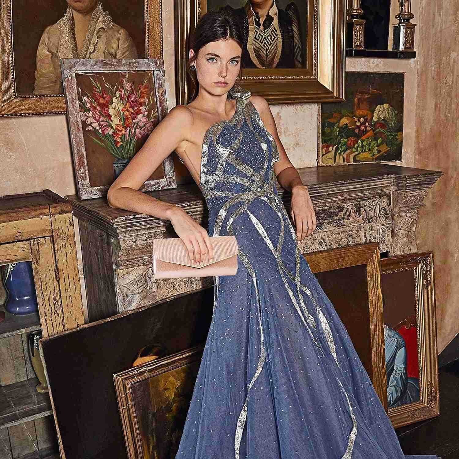 Clutch Purses for Women Bling Vertical Lines Envelope Evening Bag wChain Formal Ladies Handbags905x197x472W250908