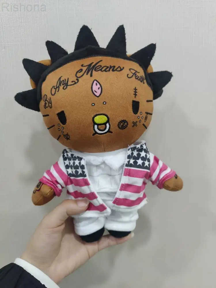 Sanrio New Hello Kitty Lil Uzi Vert Plush Doll Figure Stuffed Toys Cute Boys Girls Fans Collect Gifts L250908