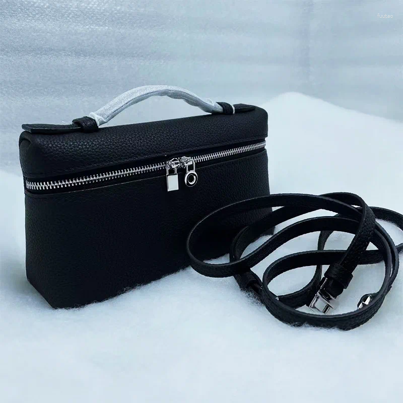 Totes Genuine Leather Cowhide Women's Bag Fashion Lunch Luxury Box Style Retro Single Shoulder Crossbody Handbag