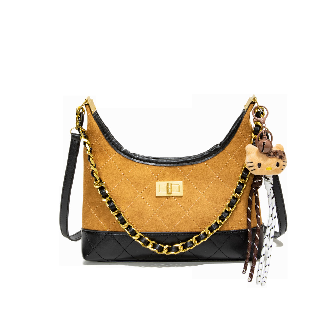 Hot Free shipping designer for womens Shoulder bags black yellow brown New versatile crossbody retro commuting tote bag