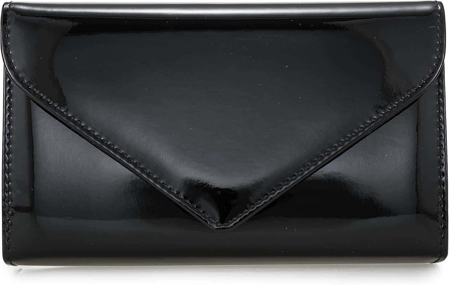 Womens Mirrored Metallic Faux Leather Evening Bag Glimmering Clutch Purse for PromCocktailWeddingPartyW250908