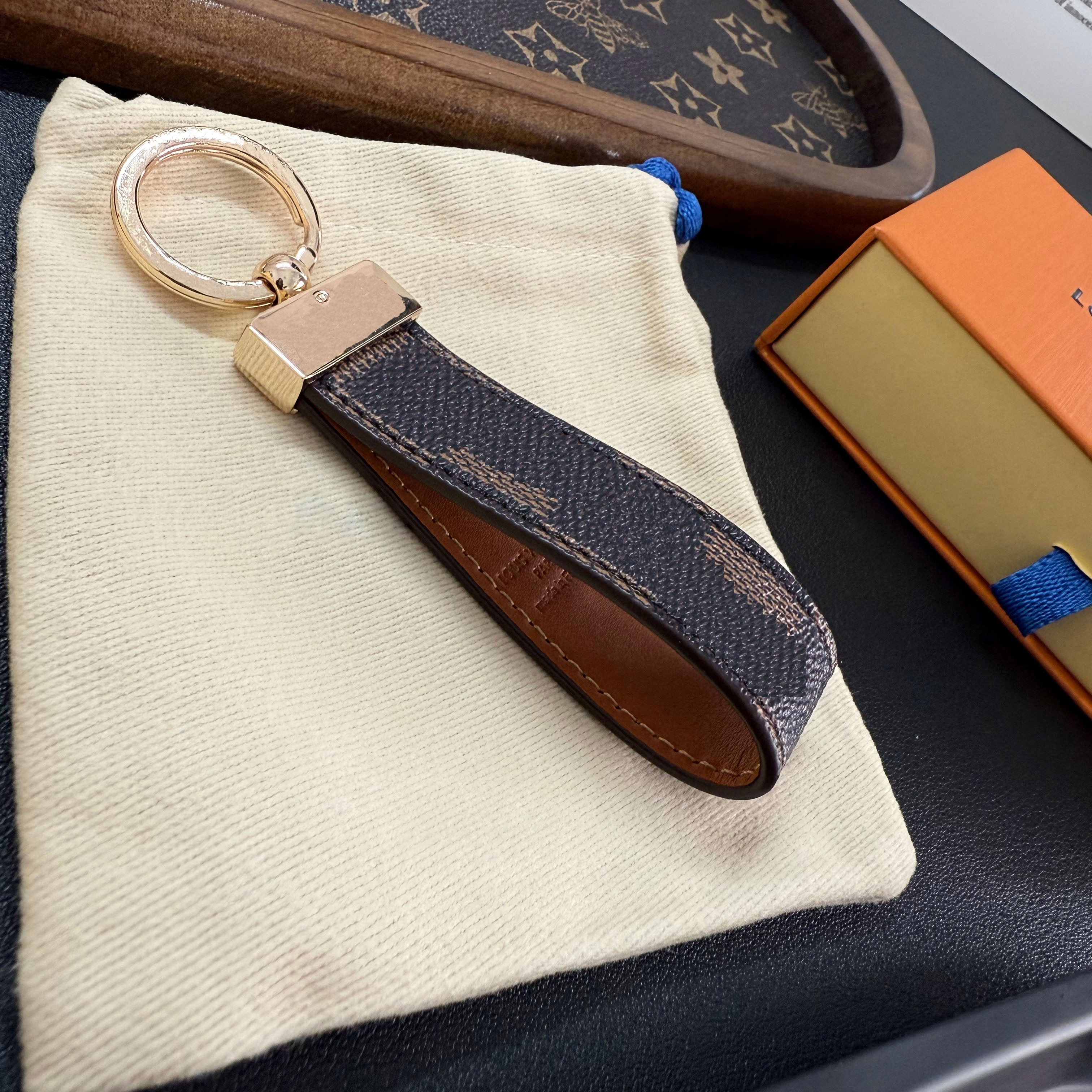 Key Ring Pendant Leather Explosive European and American Brand Bag Hanging Decoration Car Keychain