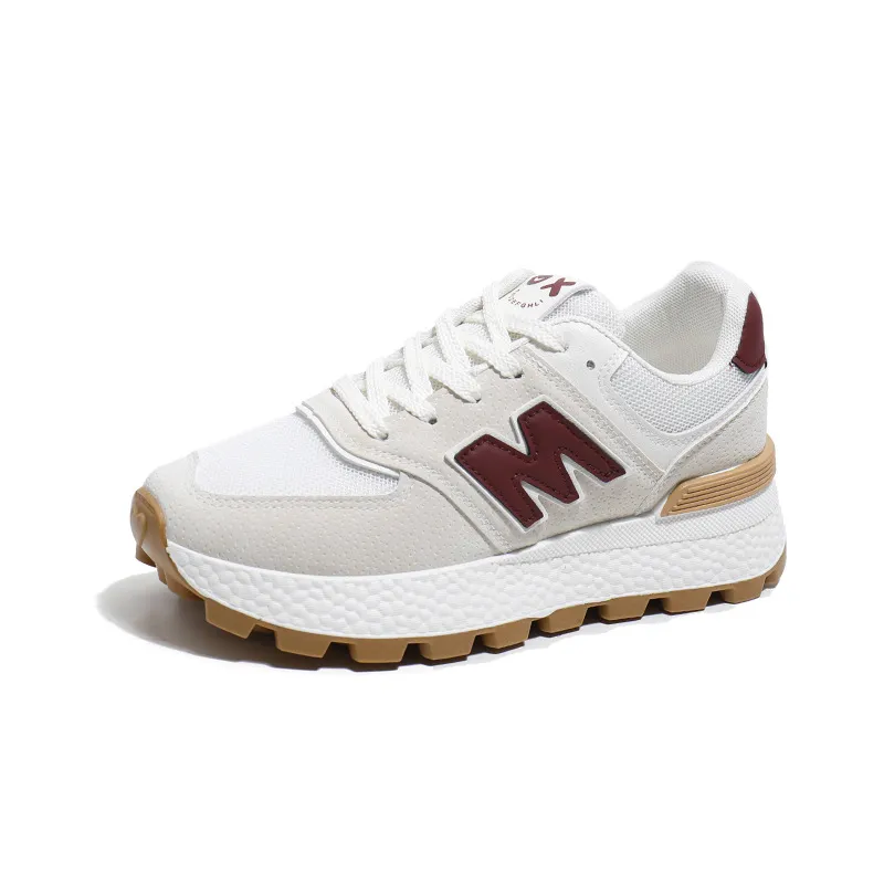 Free shipping designer's new running shoes ins trendy thick soled student sports Forrest Gump shoes women's casual shoes 35-41