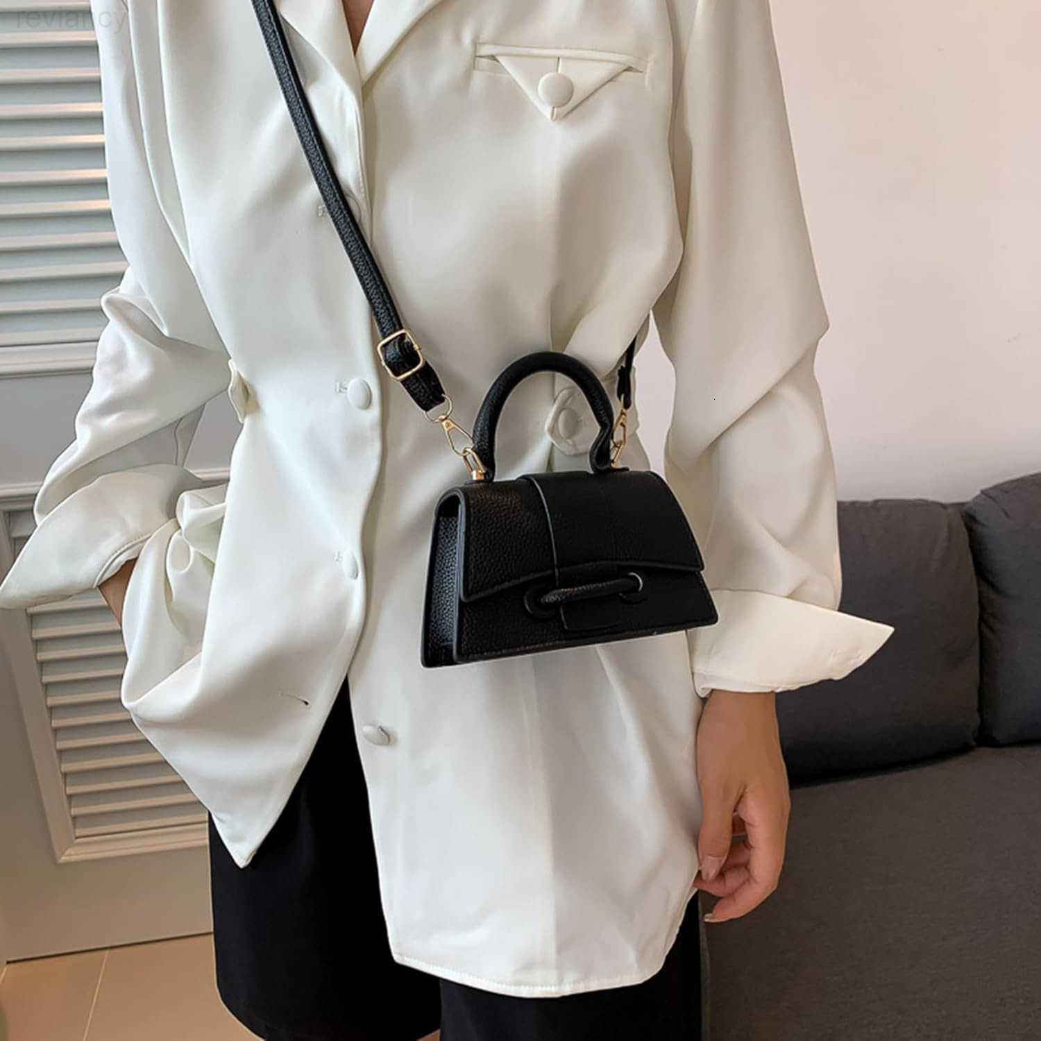 Mini Purses for Women Cute Top Handle Crossbody Bag Stylish Tiny Clutch Handbag with StrapW250908