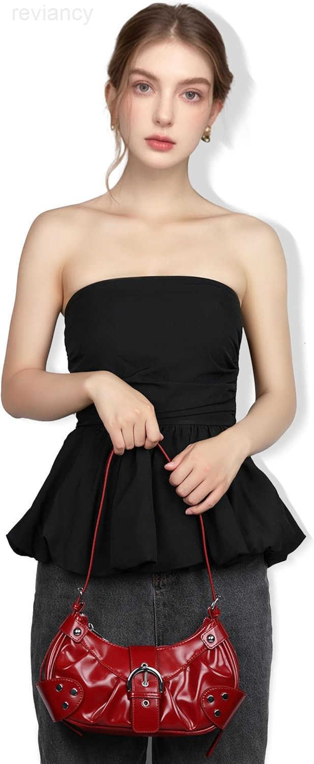 Shoulder Bag for Women PU Leather Purse Adjustable Strap Hobo Crossbody Handbag with Zipper ClosureW250908