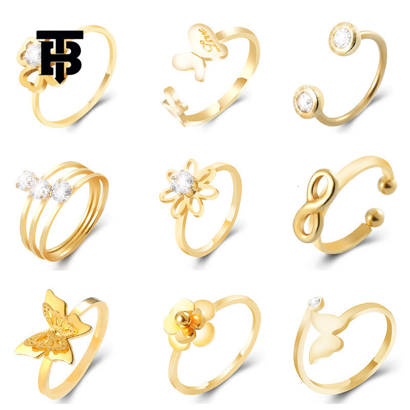 TB BHULAMTE Designer Luxurious New European And American Hot Selling Zircon Ring Versatile Simple Women's Fashion Jewelry Accessories