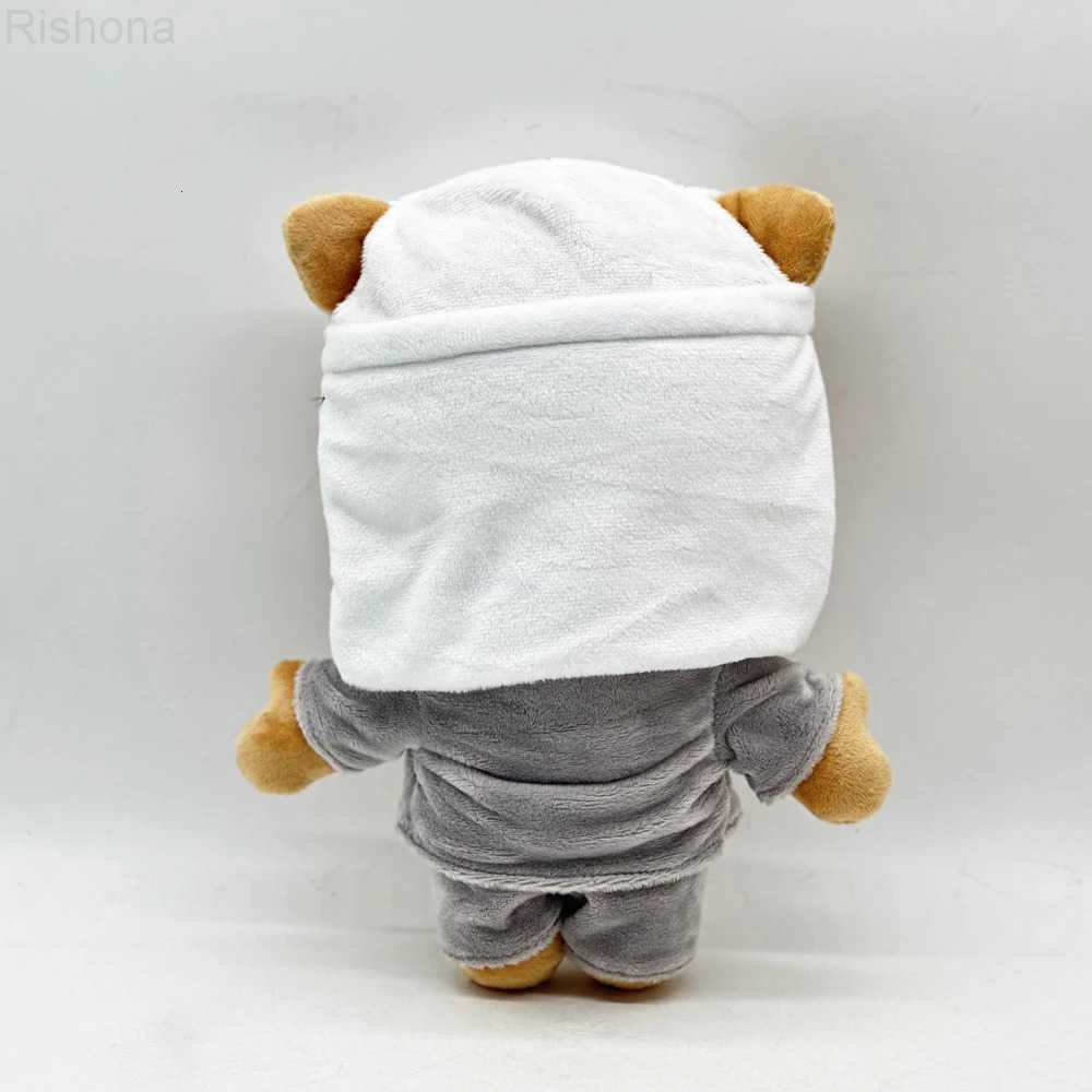 Sanrio 24cm Hello Selena Eminem Plush Doll White Hat Figure Stuffed Toys Cute Cat Boys Girls Birthday Christmas Gift H251201