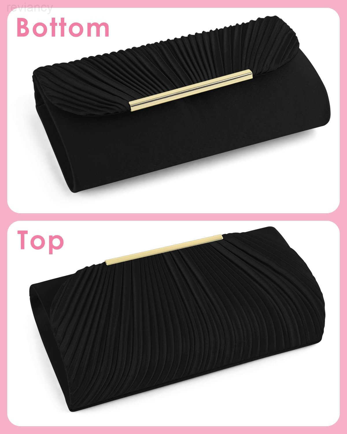 Clutch Purses for Women Evening Handbags for Formal Wedding Party Cocktail Prom Crossbody Shoulder Envelope BagW250908