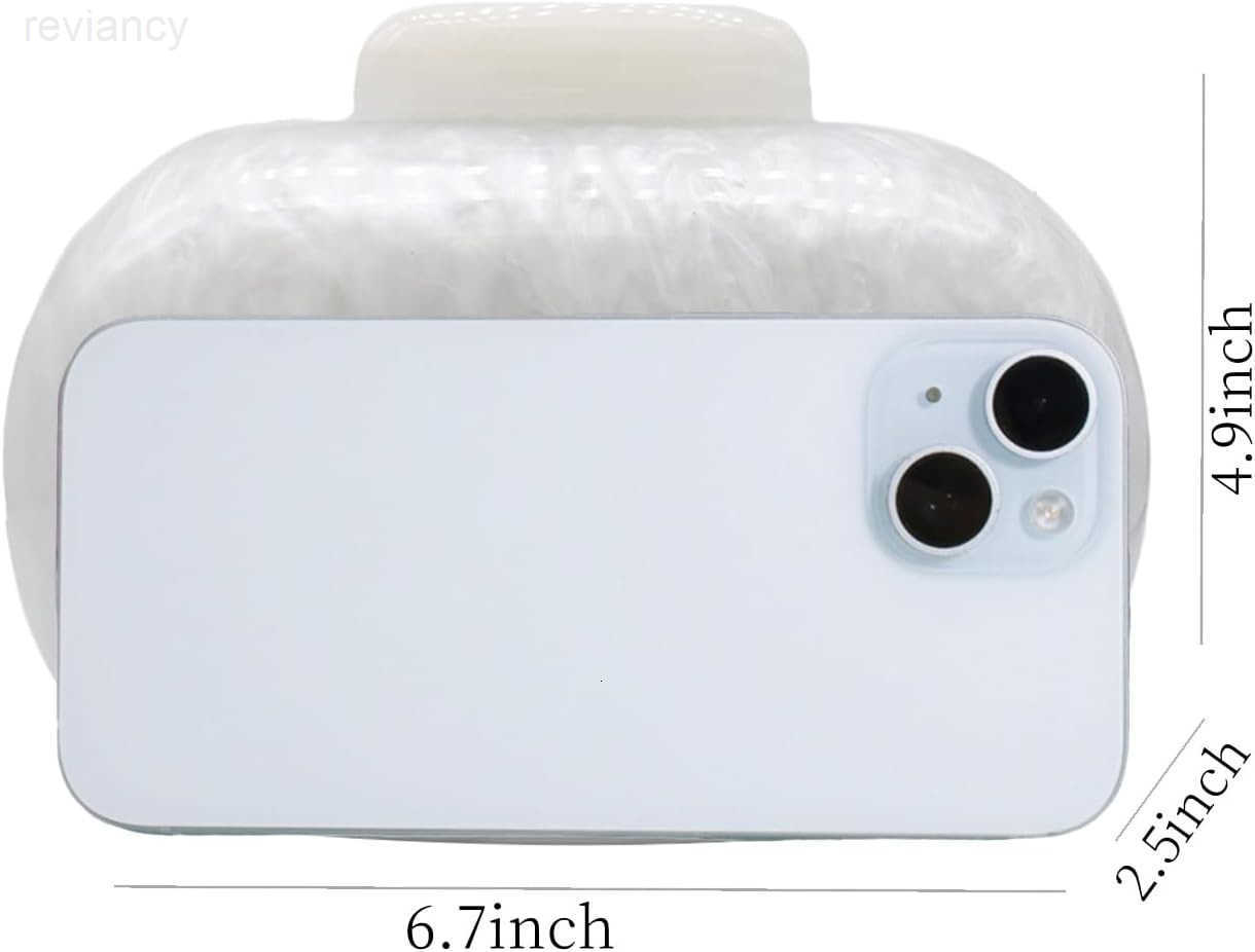 Evening Clutch Bag for Women Shell Shape Shoulder Crossbody Bag Glitter Marble Purse HandbagW250908