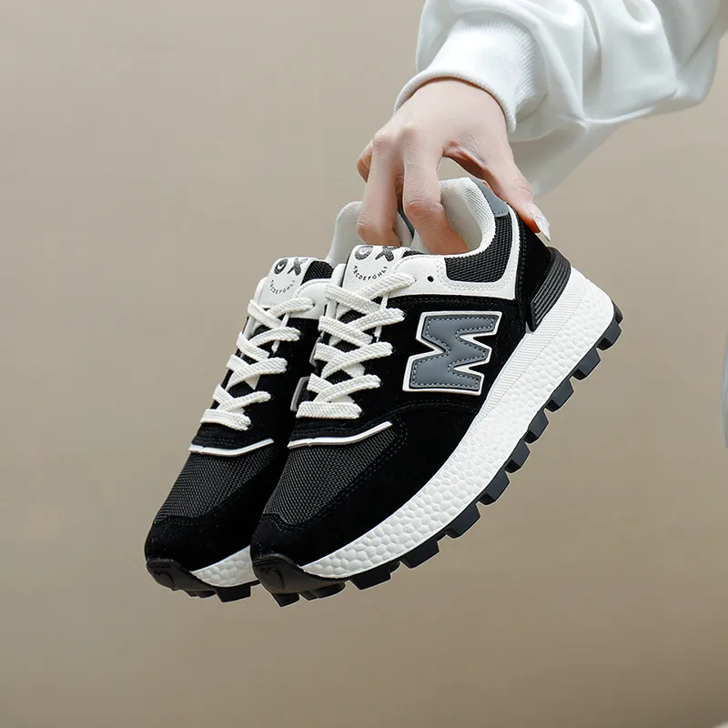 Free shipping designer's new running shoes ins trendy thick soled student sports Forrest Gump shoes women's casual shoes 35-41