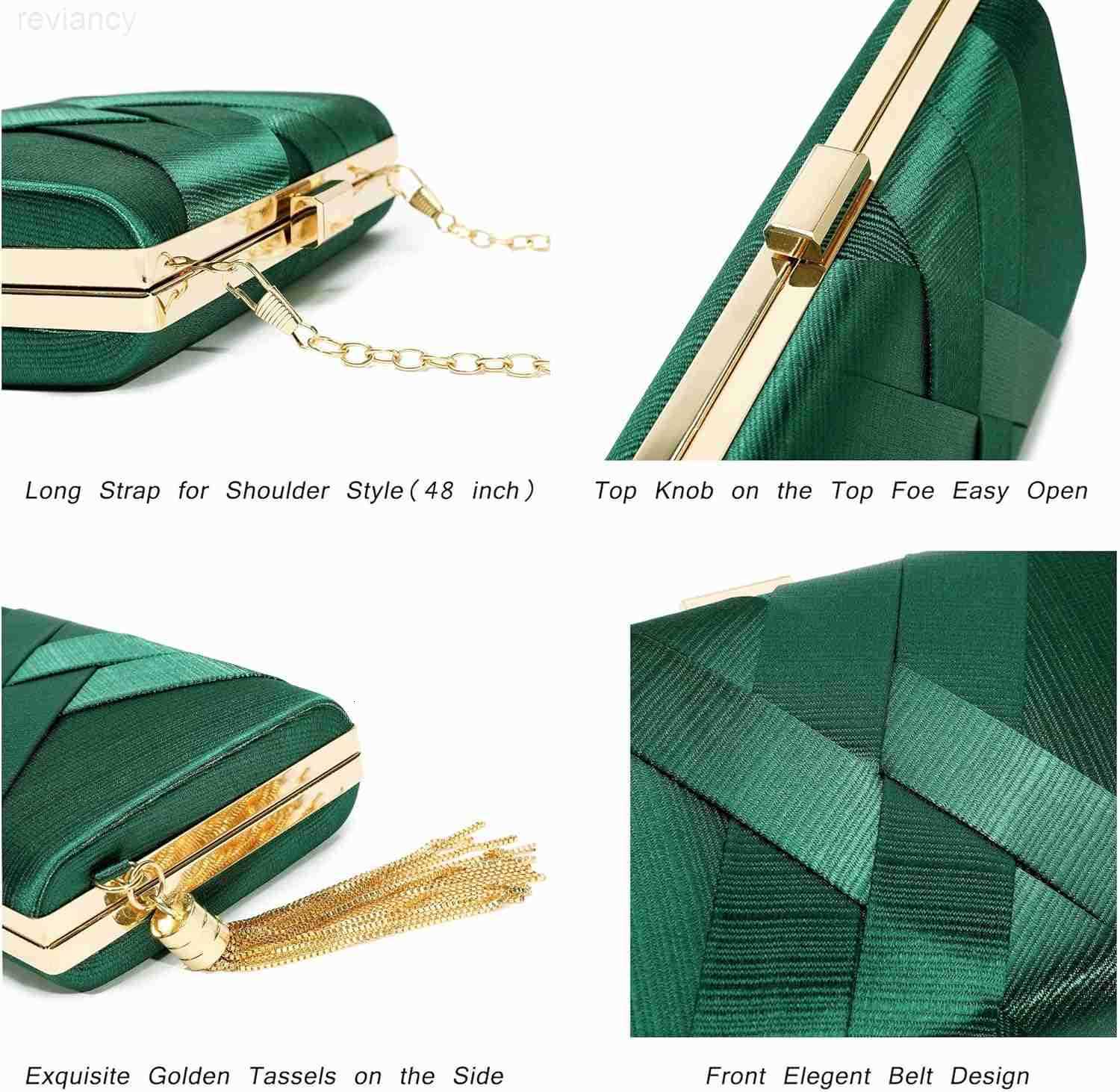 Womens Evening Handbag Clutch Bridal Purse for Wedding Prom Night Out PartyW250908