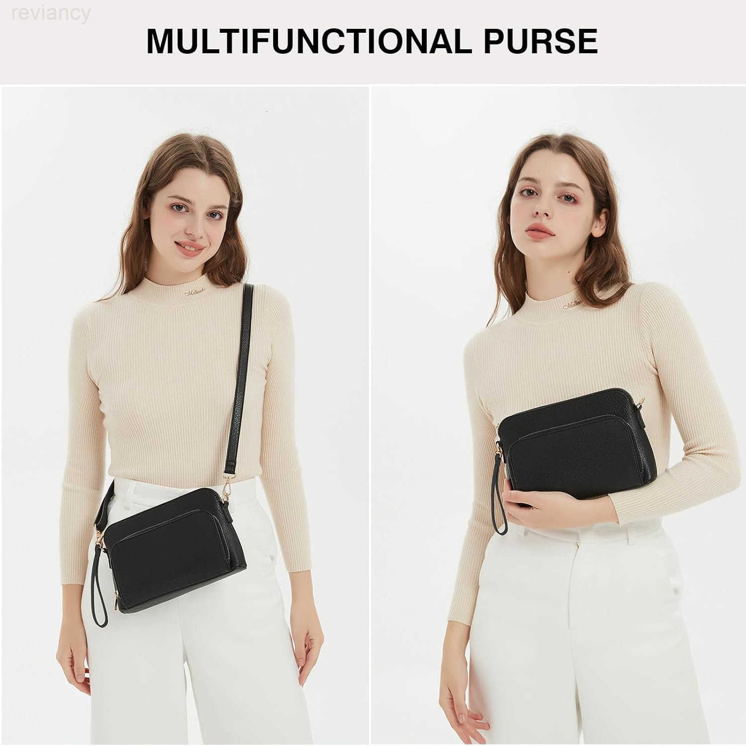 Crossbody Bag for Women PU Leather Shoulder Bag Trendy Small Crossbody Purse Bag for Travel Work PartyW250908